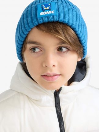 کلاه بافت پسرانه آبی دفکتو تصویر ۱