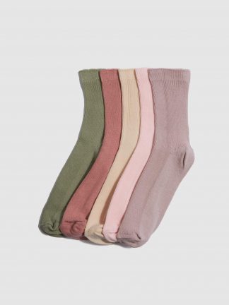 جوراب دخترانه چند رنگ دفکتو تصویر ۱